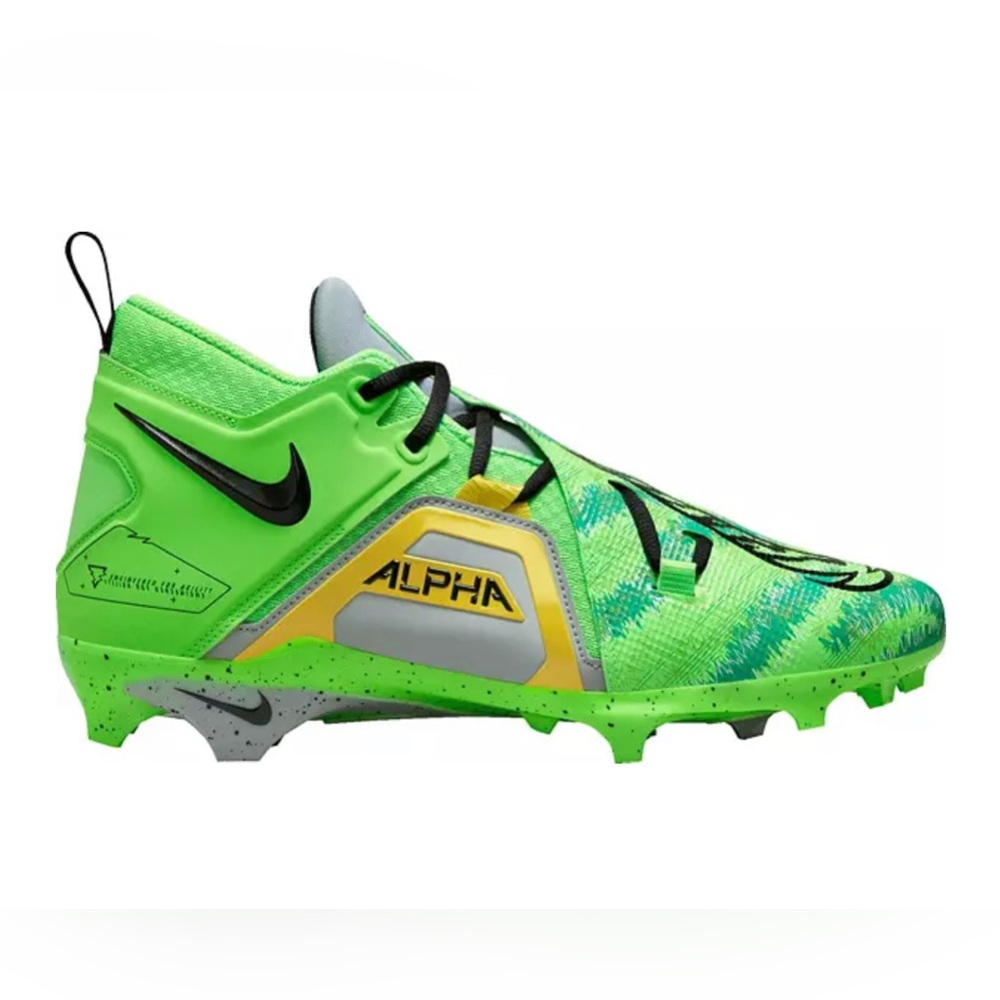 Nike Men’s 10 Alpha Menace Pro 3 Razor Sharp Cuts Green Strike Black FB8442-303